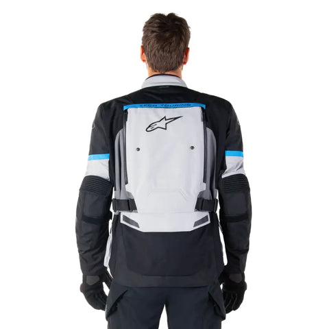 Chamarra Alpinestars Bogotá Pro Drystar® Ice Gray/Black/Cyan