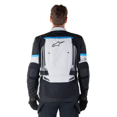 Chamarra Alpinestars Bogotá Pro Drystar® Ice Gray/Black/Cyan