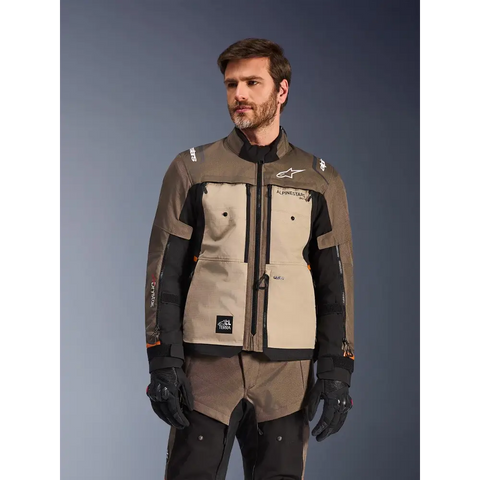 Chamarra Alpinestars Cusco Drystar Walnut/Aluminum/Black