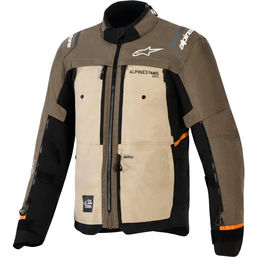 Chamarra Alpinestars Cusco Drystar Walnut/Aluminum/Black