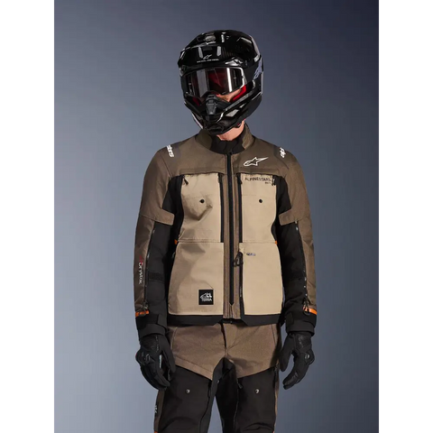 Chamarra Alpinestars Cusco Drystar Walnut/Aluminum/Black