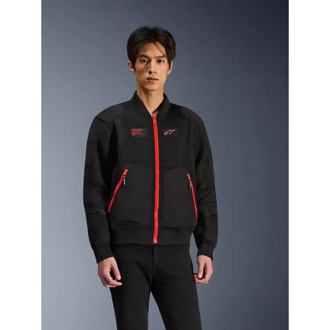 Chamarra Alpinestars Flight Air Black/Bright Red