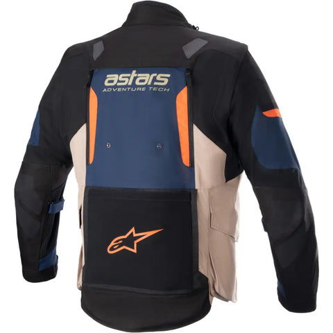 Chamarra Alpinestars Halo Drystar® Dark Blue/Dark Khaki/Flame Orange