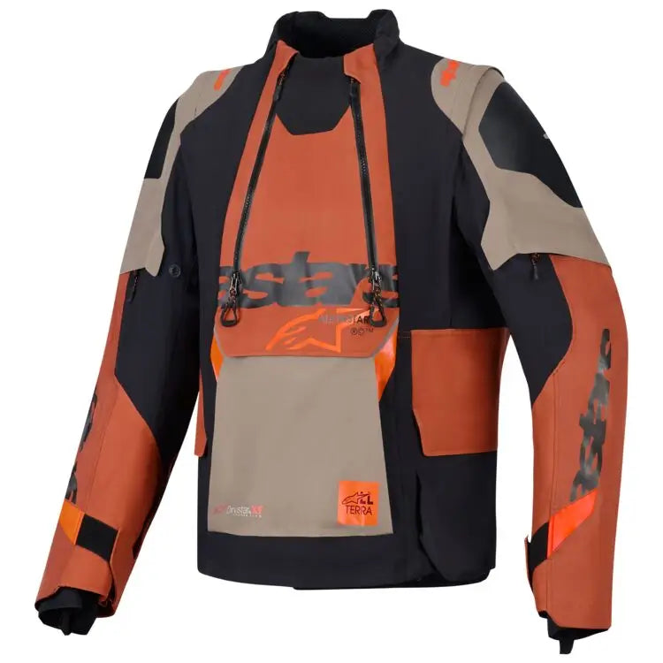 Chamarra Alpinestars Halo Pro Drystar® XF Laminated Walnut Rust/Black