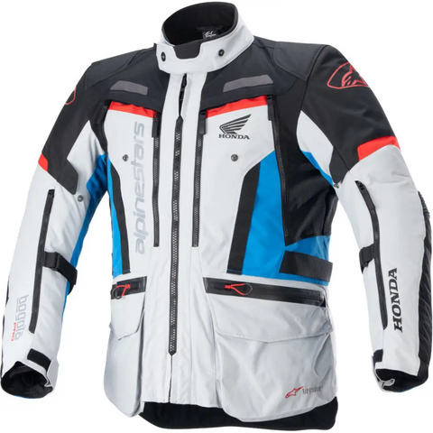 Chamarra Alpinestars Honda Bogotá Pro Drystar® Ice Gray/Blue/Bright Red