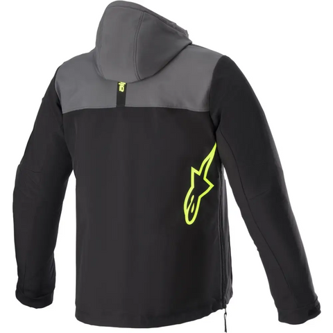 Chamarra Alpinestars Hoodie Sherpa Tar Gray/Black/Yellow Fluo