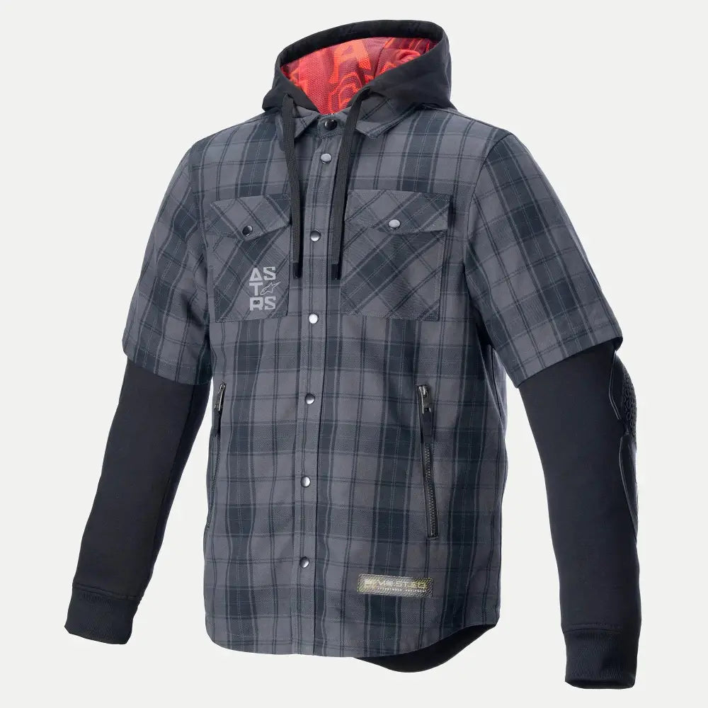 Chamarra Alpinestars MO.ST.EQ Tartan Tar Gray/Black