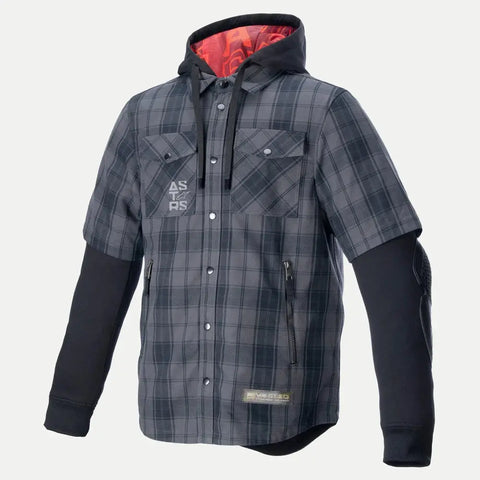 Chamarra Alpinestars MO.ST.EQ Tartan Tar Gray/Black