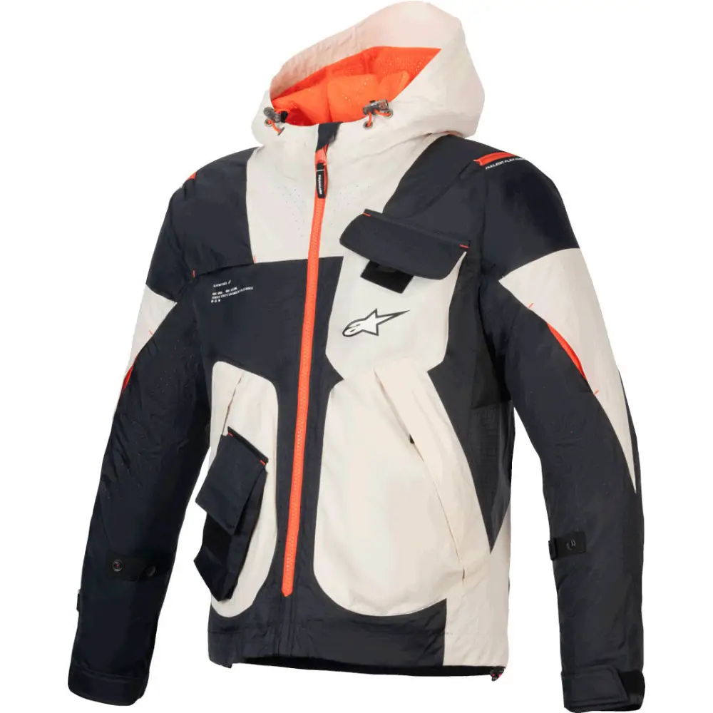 Chamarra Alpinestars Mogress Air Almond/Hot Orange