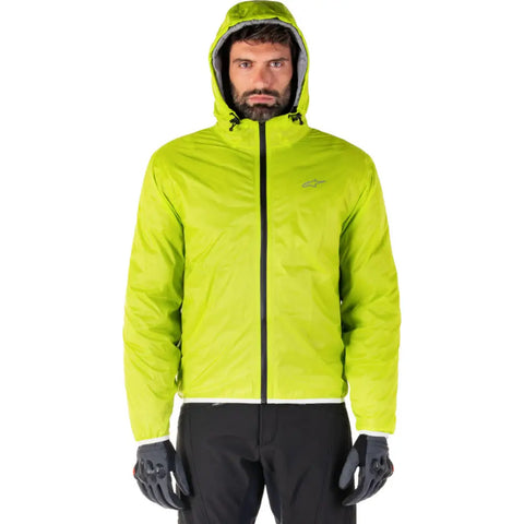 Chamarra Alpinestars Mohobbs Waterproof Lunar Gray/Lime Punch