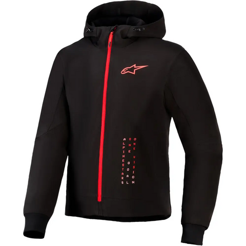 Chamarra Alpinestars Radium Tech Hoodie Black/Bright Red