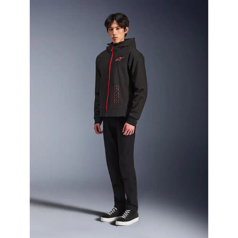 Chamarra Alpinestars Radium Tech Hoodie Black/Bright Red