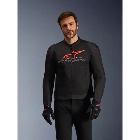 Chamarra Alpinestars SMX Air Black/Bright Red/White