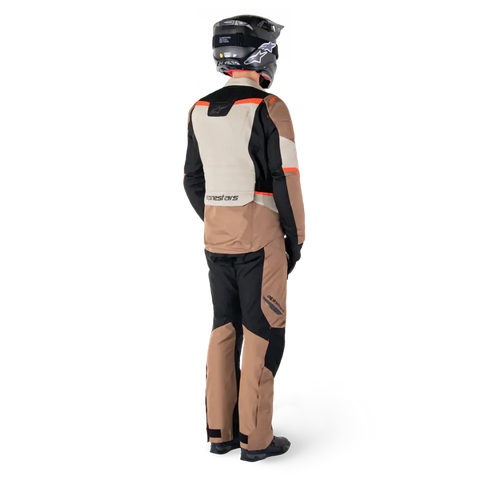 Chamarra Alpinestars ST-1 Waterproof Dark Khaki/Sand/Black/Red Fluo