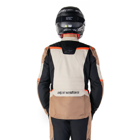 Chamarra Alpinestars ST-1 Waterproof Dark Khaki/Sand/Black/Red Fluo