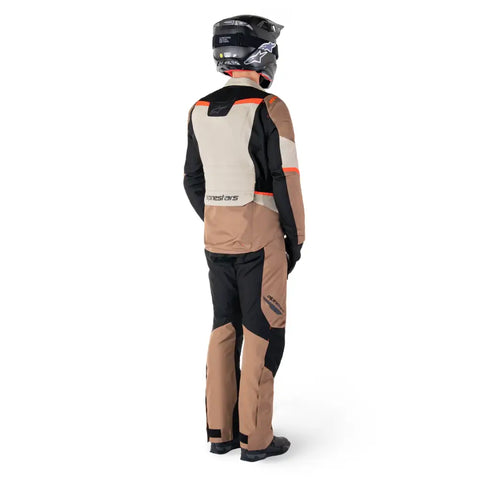 Chamarra Alpinestars ST-1 Waterproof Dark Khaki/Sand/Black/Red Fluo