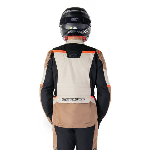 Chamarra Alpinestars ST-1 Waterproof Dark Khaki/Sand/Black/Red Fluo