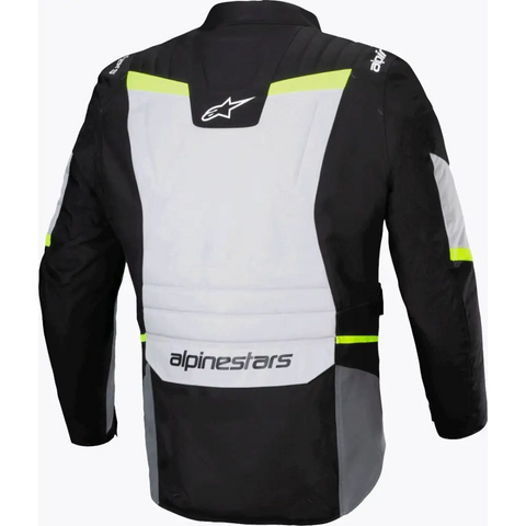 Chamarra Alpinestars ST-1 Waterproof  Ice Gray/Black/Yellow Fluo