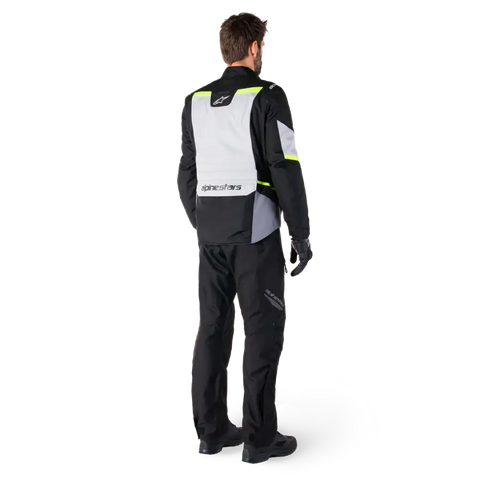 Chamarra Alpinestars ST-1 Waterproof  Ice Gray/Black/Yellow Fluo