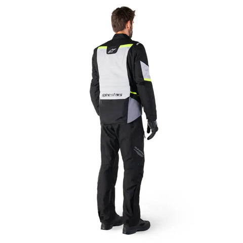 Chamarra Alpinestars ST-1 Waterproof  Ice Gray/Black/Yellow Fluo