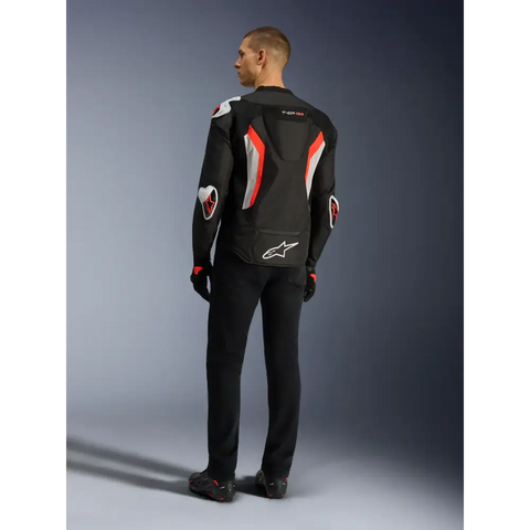 Chamarra Alpinestars T-GP Air Black/Red Fluo