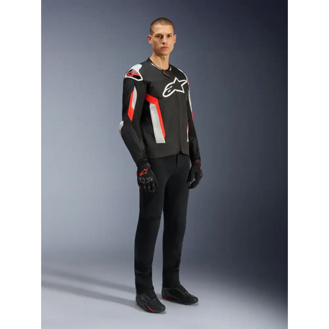 Chamarra Alpinestars T-GP Air Black/Red Fluo