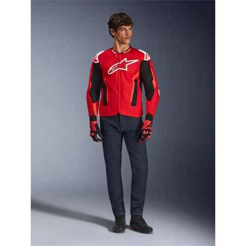 Chamarra Alpinestars T-GP Air Bright Red/Red Fuo/Black