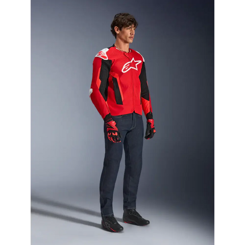Chamarra Alpinestars T-GP Air Bright Red/Red Fuo/Black