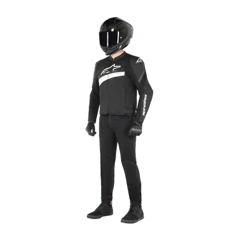 Chamarra Alpinestars T-GP Plus R V4 Airflow Black/White