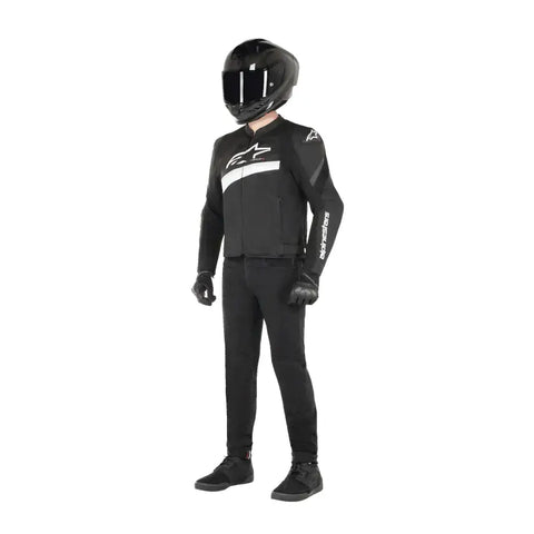 Chamarra Alpinestars T-GP Plus R V4 Airflow Black/White