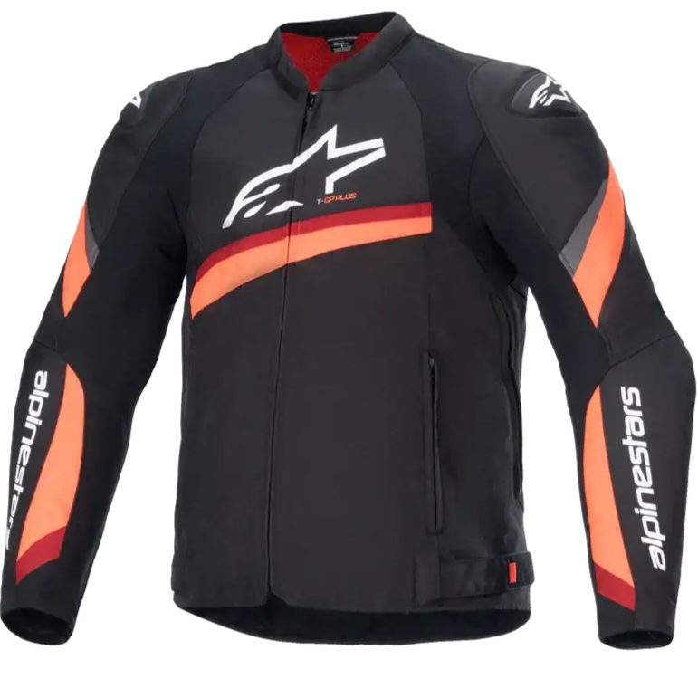Chamarra Alpinestars T-GP Plus R V4 Black/Neon Red