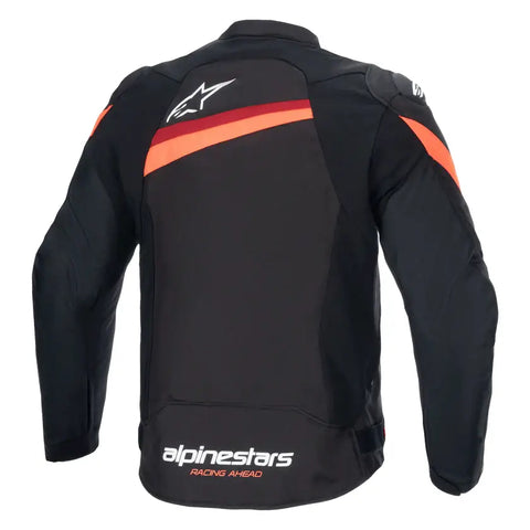Chamarra Alpinestars T-GP Plus R V4 Black/Neon Red