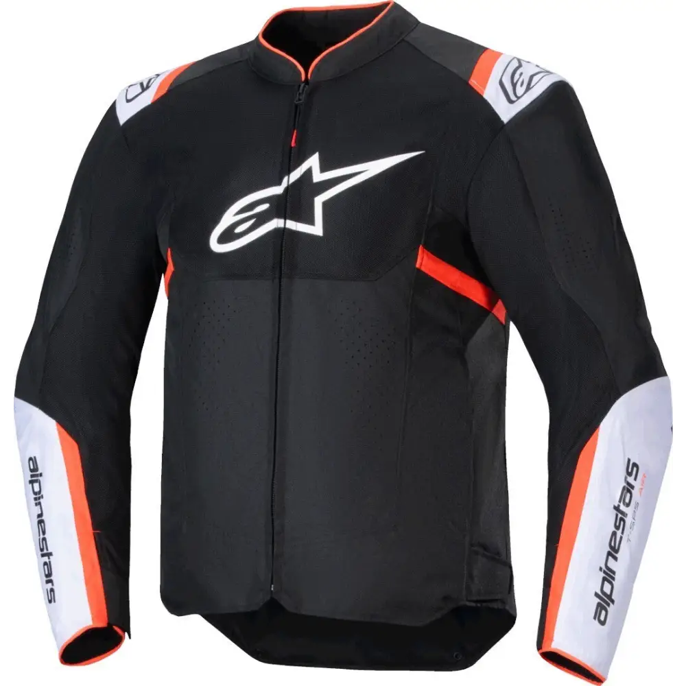 Chamarra Alpinestars T-SPS Air V2 Black/White/Red Fluo