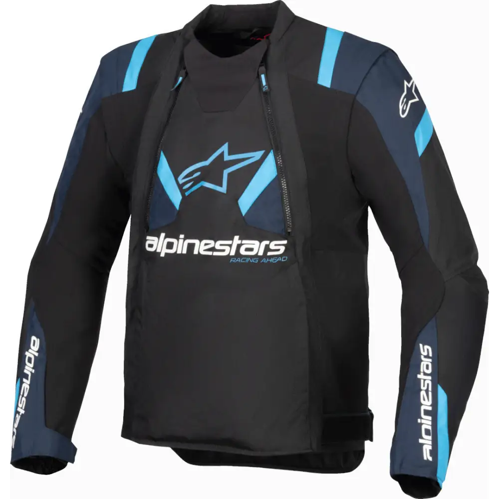 Chamarra Alpinestars T-Stunt Air Black/Dark Blue/Bright Blue