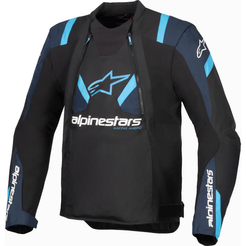 Chamarra Alpinestars T-Stunt Air Black/Dark Blue/Bright Blue