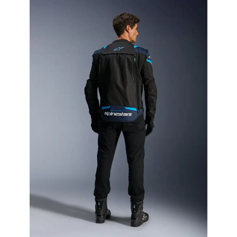 Chamarra Alpinestars T-Stunt Air Black/Dark Blue/Bright Blue