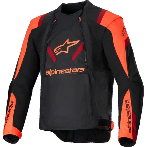 Chamarra Alpinestars T-Stunt Air Black/Red Fluo/Dark Red
