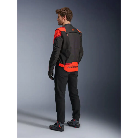 Chamarra Alpinestars T-Stunt Air Black/Red Fluo/Dark Red
