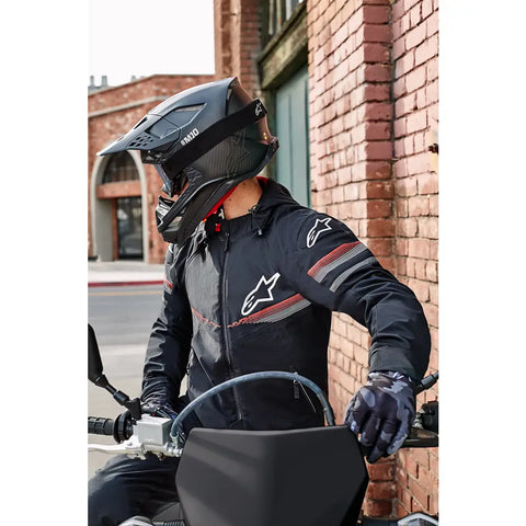Chamarra Alpinestars Tech Hoodie Sektor v2 Black/Bright Red