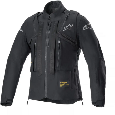 Chamarra Alpinestars Techdura Black Reflex