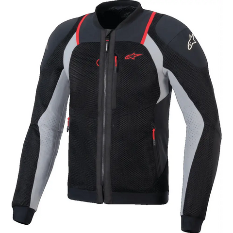 Chamarra Alpinestars Troop-Air Black/Ash Gray/Bright Red