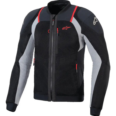 Chamarra Alpinestars Troop-Air Black/Ash Gray/Bright Red