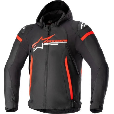 Chamarra Alpinestars WP Zaca Black/Bright Red/White