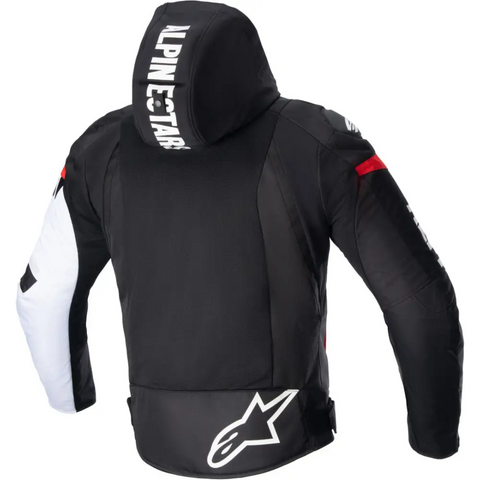 Chamarra Alpinestars Zaca Air WP Black/White/Red Fluo