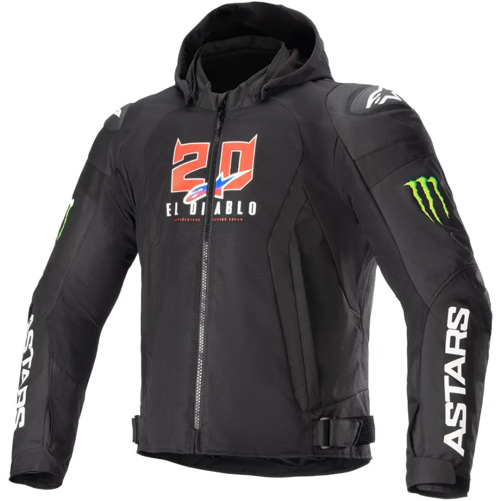 Chamarra Alpinestars Zaca Air WP FQ 20 Monster Black/White