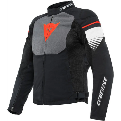 Chamarra Dainese Air Fast Tex Black/Gray/White