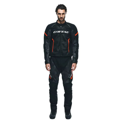 Chamarra Dainese Air Frame 3 Black/Fluo-Red