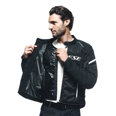 Chamarra Dainese Air Frame 3 Black/White