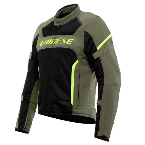 Chamarra Dainese Air Frame 3 Olive/Black/Fluo-Yellow