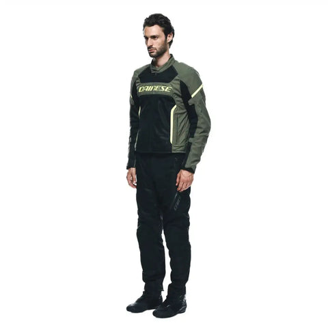 Chamarra Dainese Air Frame 3 Olive/Black/Fluo-Yellow